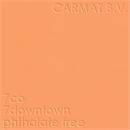 Kunstleer 7co ftalaat vrij oranje op bestelling per/m