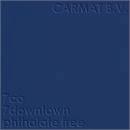 Kunstleer 7co ftalaat vrij blauw op bestelling per/m