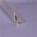 Aluminium afwerklijst afname per/2X5 m