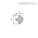 Spie EPDM zwart op bestelling per 300M (=4040003)