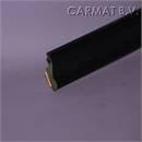 Afwaterprofiel PVC zwart zk op bestelling per/25M
