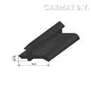 7profiles PVC onderlegbies zwart afname per/50M