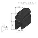 Kantprofiel EPDM 1-3 MM kraal boven afname per/50M