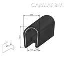 Klemprofiel PVC 4610064 lengtes 800 MM afname in overleg