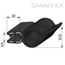 Klemprofiel rubber 1-3 MM kraal boven afname in overleg